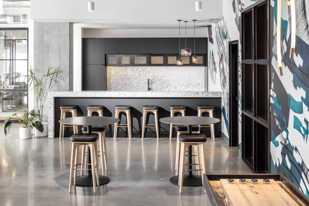 Rafter Apartments furnished by Atmosphere Commercial Interiors