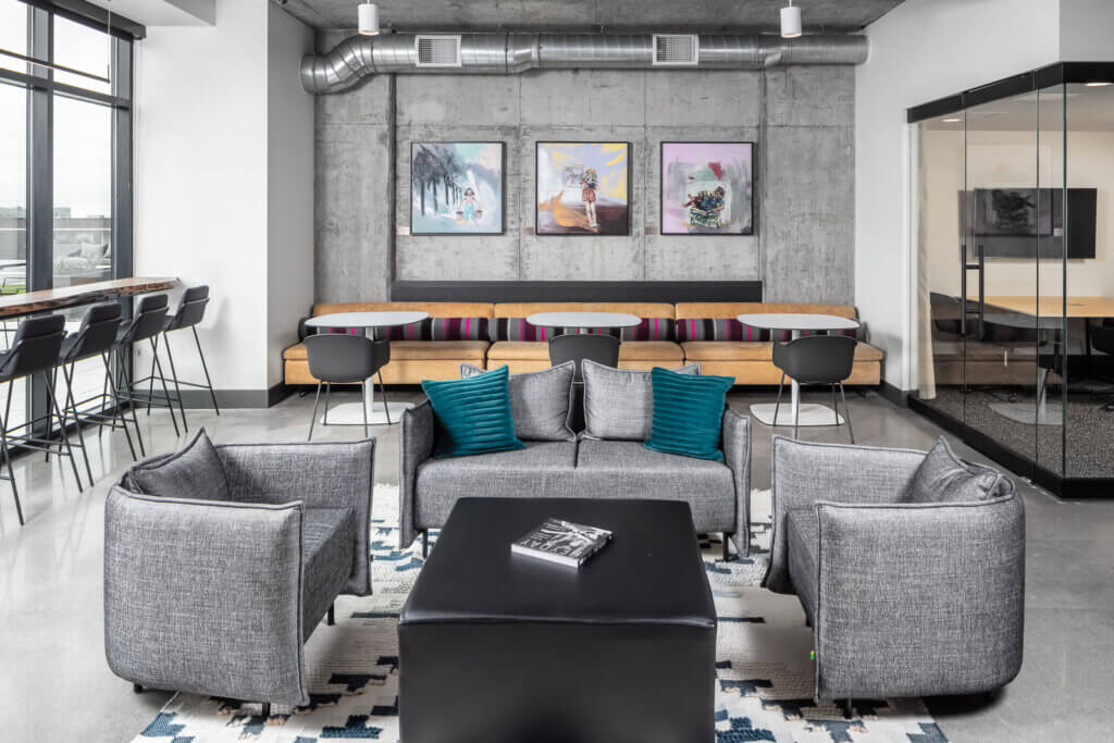 Rafter Apartments furnished by Atmosphere Commercial Interiors