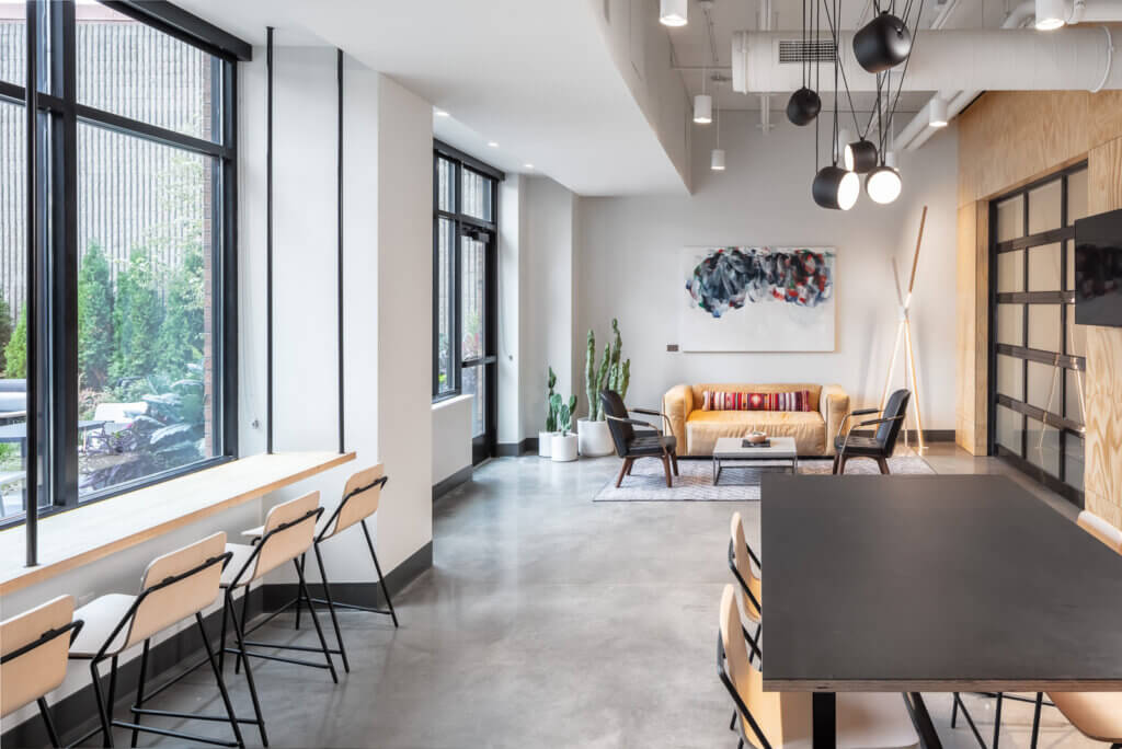 Rafter Apartments furnished by Atmosphere Commercial Interiors