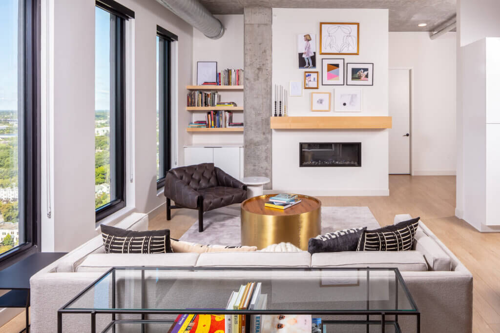 Rafter Apartments furnished by Atmosphere Commercial Interiors