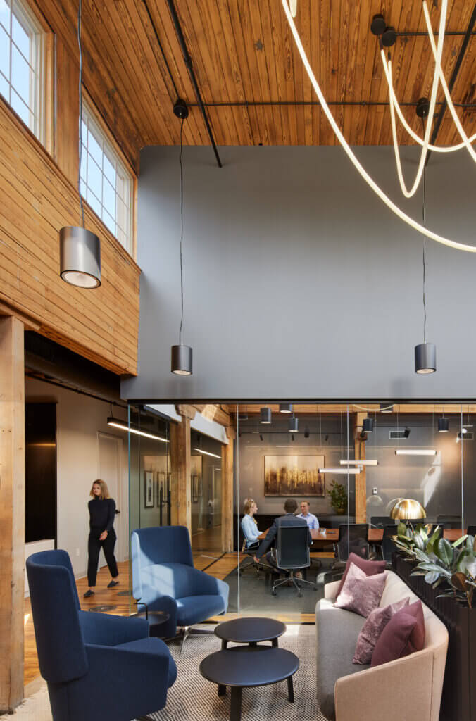 Northborne Partners of Minneapolis, MN transformed warehouse into modern workspace