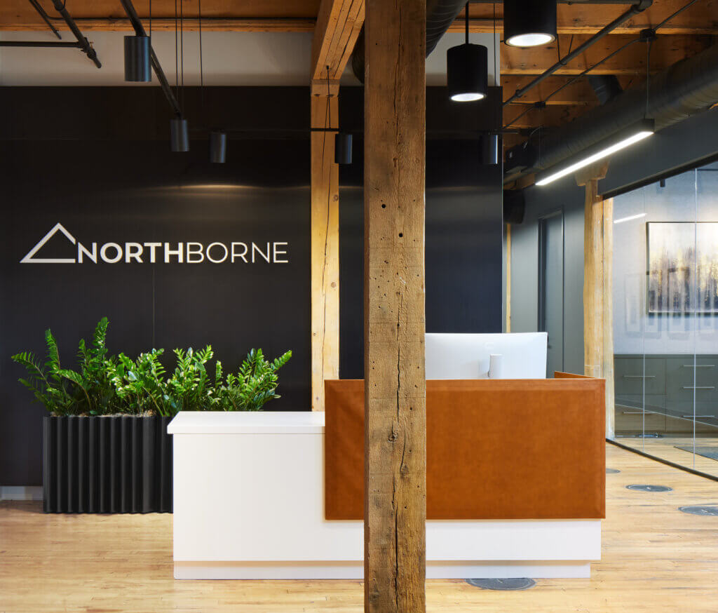 Northborne Partners of Minneapolis, MN transformed warehouse into modern workspace