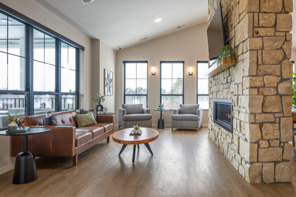 Woodspire luxury living apartments located in Eau Claire WI