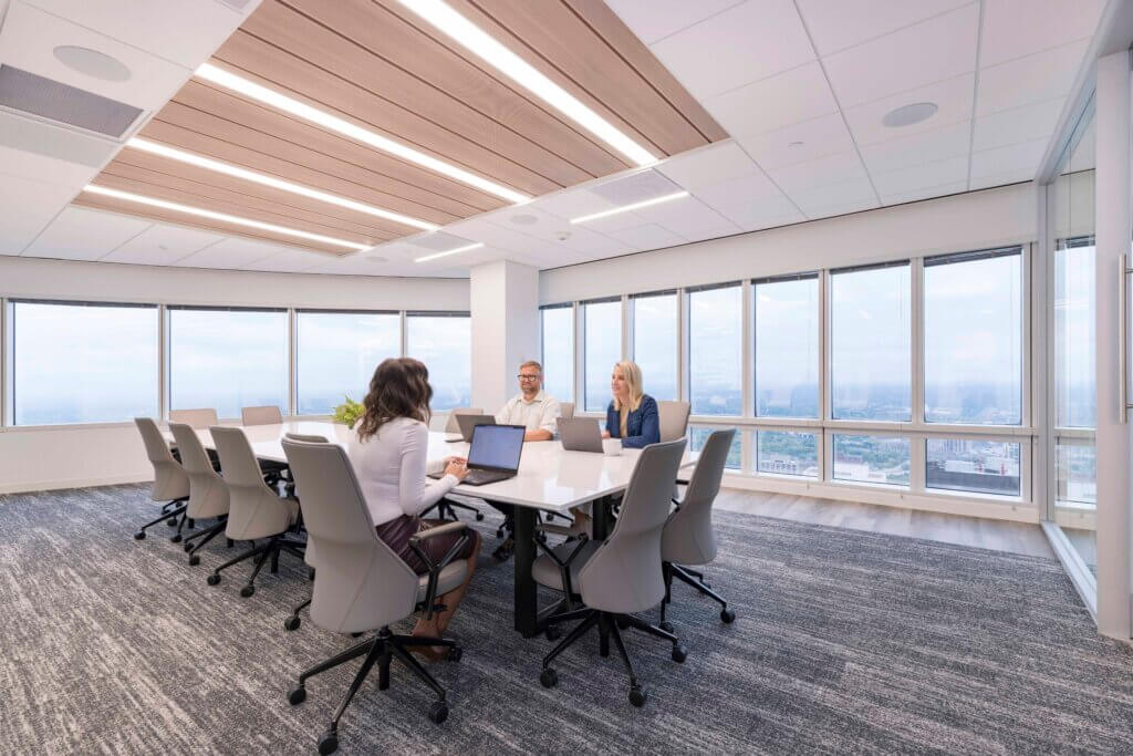 Bremer Bank furnished by Atmosphere Commercial Interiors, designed by Spectrum