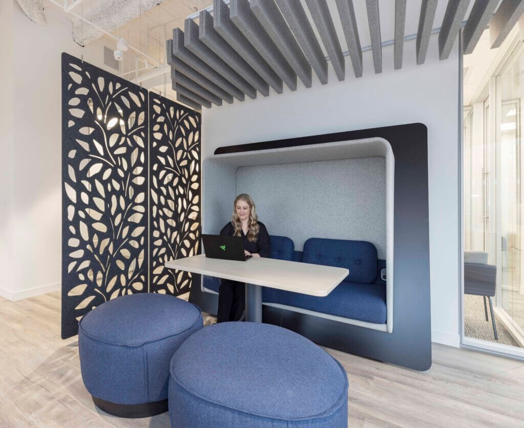 Bremer Bank furnished by Atmosphere Commercial Interiors, designed by Spectrum