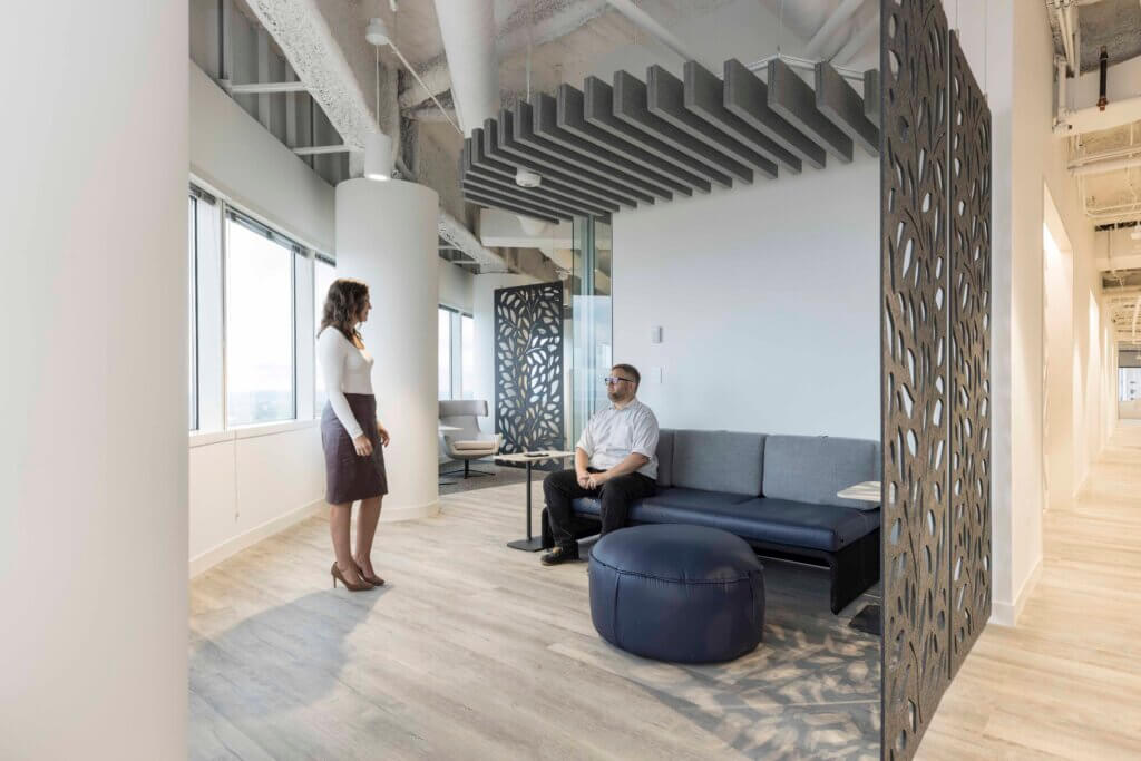 Bremer Bank furnished by Atmosphere Commercial Interiors, designed by Spectrum