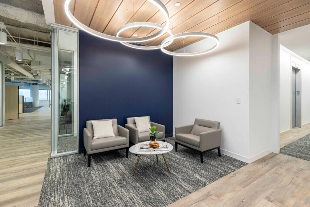 Bremer Bank furnished by Atmosphere Commercial Interiors, designed by Spectrum