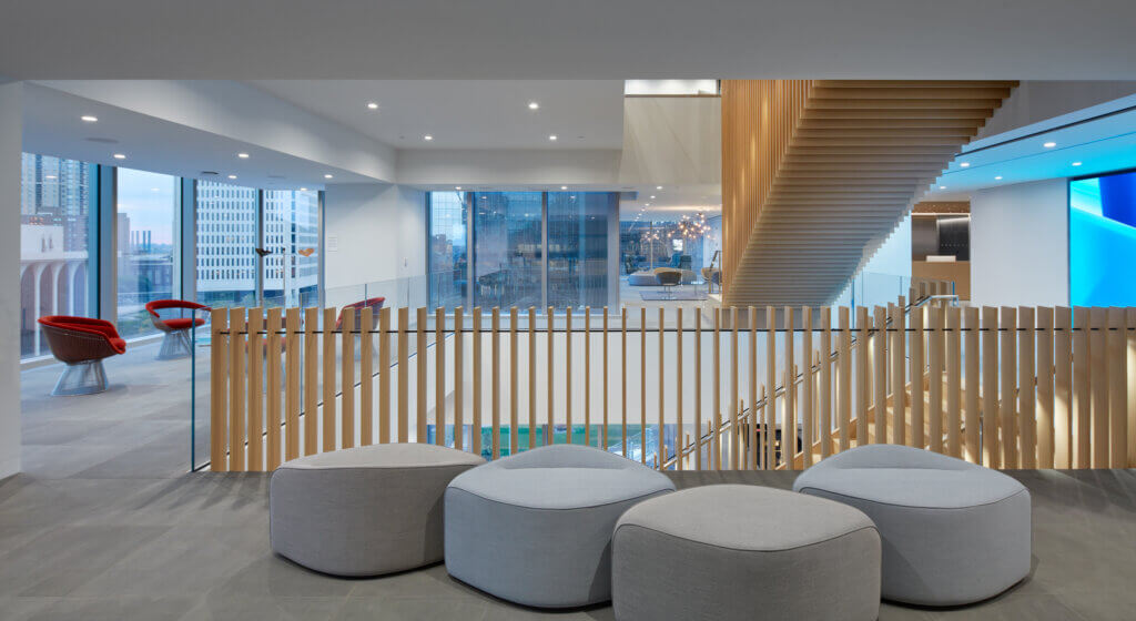 Gateway 22 multi-office relocation in Minneapolis, MN, furnished by Atmosphere Commercial Interiors