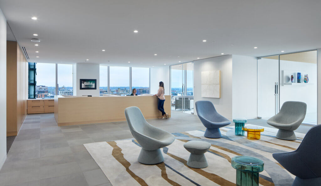 Gateway 22 multi-office relocation in Minneapolis, MN, furnished by Atmosphere Commercial Interiors